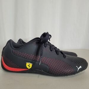 Puma Scuderia Ferrari Kids Drift Cat 5 Ultra Black / Red Athletic Shoe - Size 3